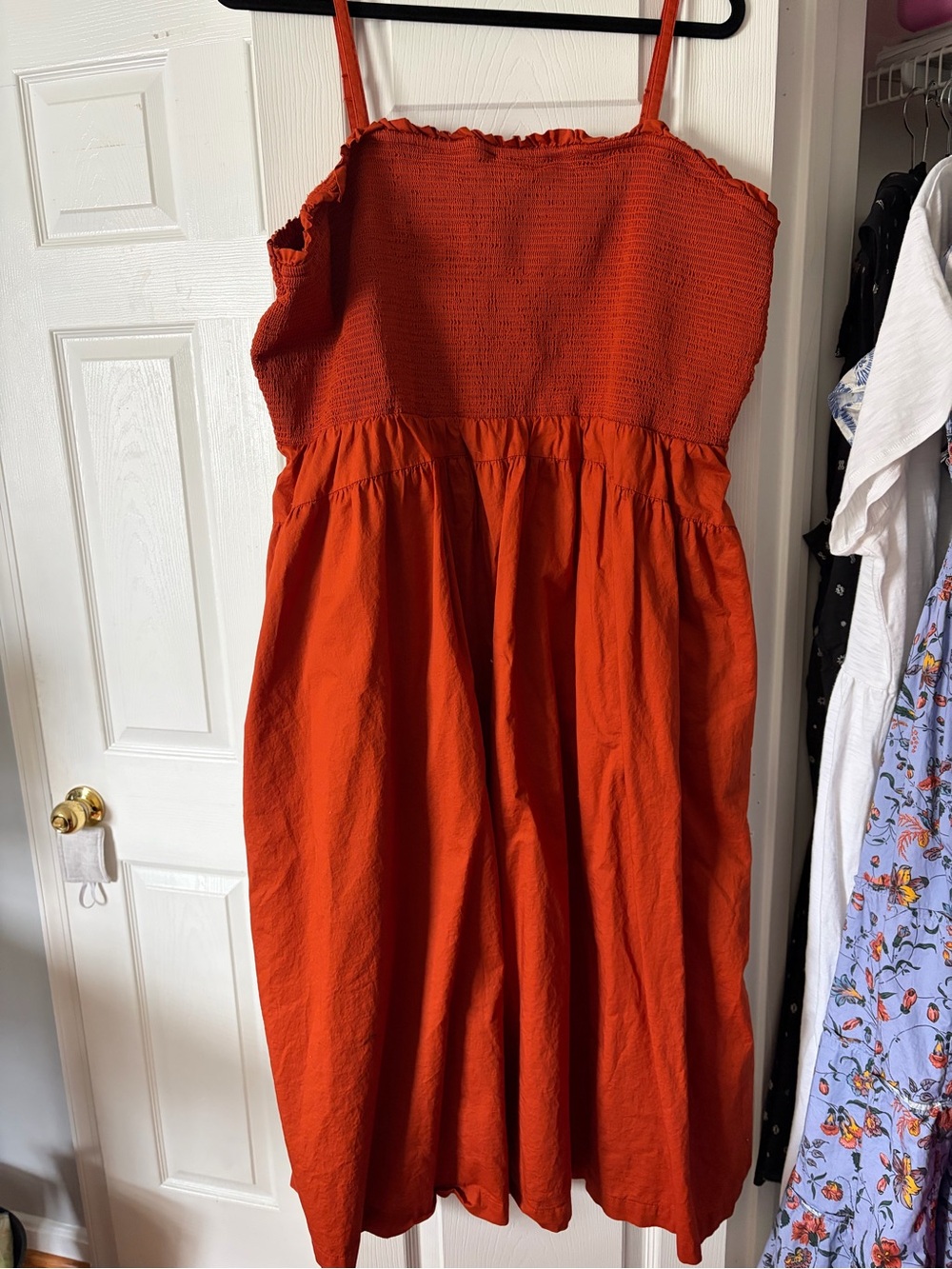 Old Navy XXL Orange Smocked Sundress